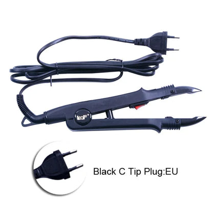 1pc JR-611 A/B/C tip Constant Heat Iron Hair Connectors Hair Extensions Tools  Fusion Iron Wand Iron Melting Tool+EU outlet