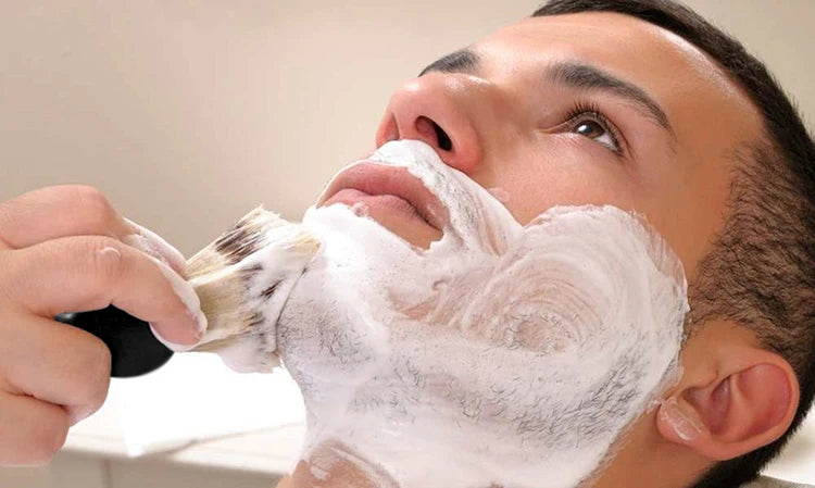 Qshave Man Pure Badger Hair Shaving Brush 100% Original for Razor Edge Safety Straight Classic Safety Razor 11.5cm x 5.2cm