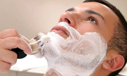 Qshave Man Pure Badger Hair Shaving Brush 100% Original for Razor Edge Safety Straight Classic Safety Razor 11.5cm x 5.2cm