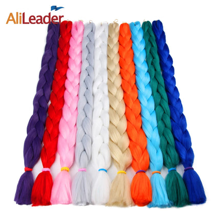 Super Long 165G 200cm Hair Synthetic Jumbo Braiding Hair Extension Heat Resistant Fiber African Ombre Jumbo Braid Hair Women