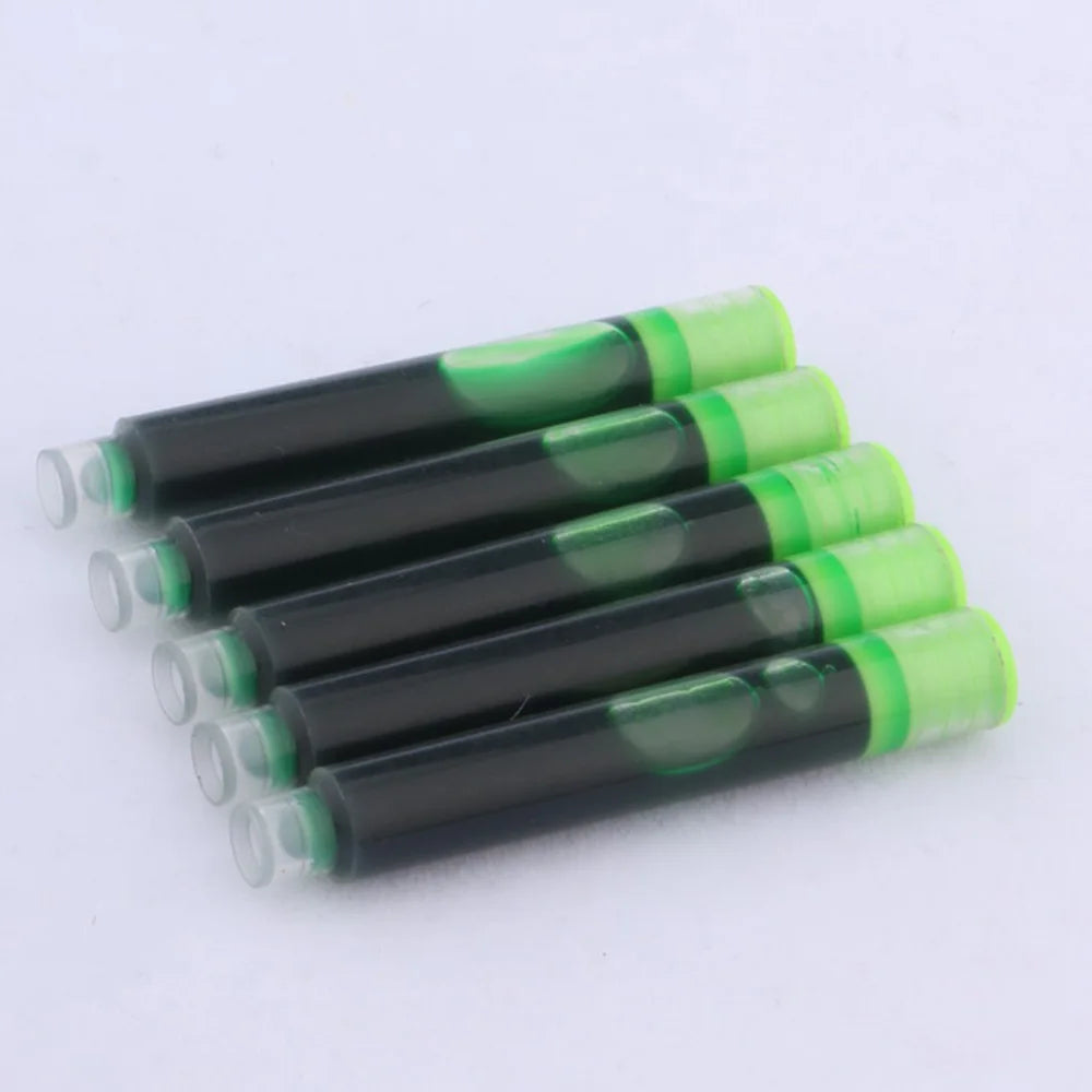 10pc 3.4mm Fountain Pen Ink refill Converter Pump Cartridges Pen ink BLUE color School Office Writing Supplies