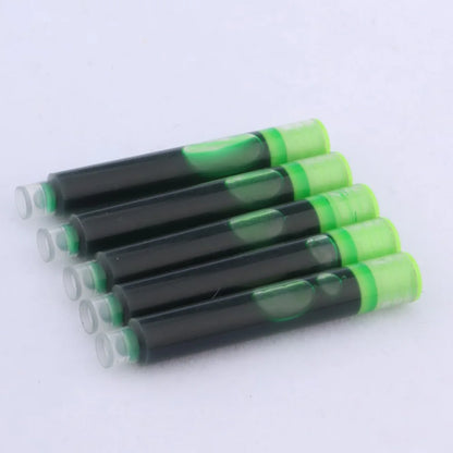 10pc 3.4mm Fountain Pen Ink refill Converter Pump Cartridges Pen ink BLUE color School Office Writing Supplies