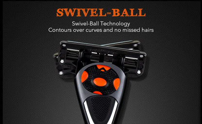 Qshave Black Spider Man Manual Shaving Razor Handle, 1 pc (only handle)