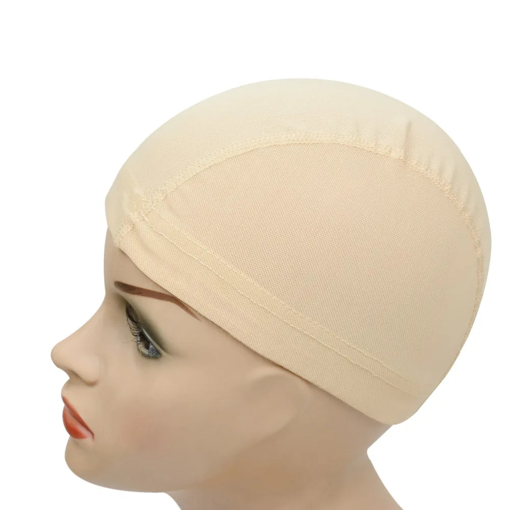 5 Pcs/lots Dome Caps Mesh Caps Wig Caps for Making Wigs Weaving Caps Hair Nets Elastic Nylon Breathable Mesh Hairnets
