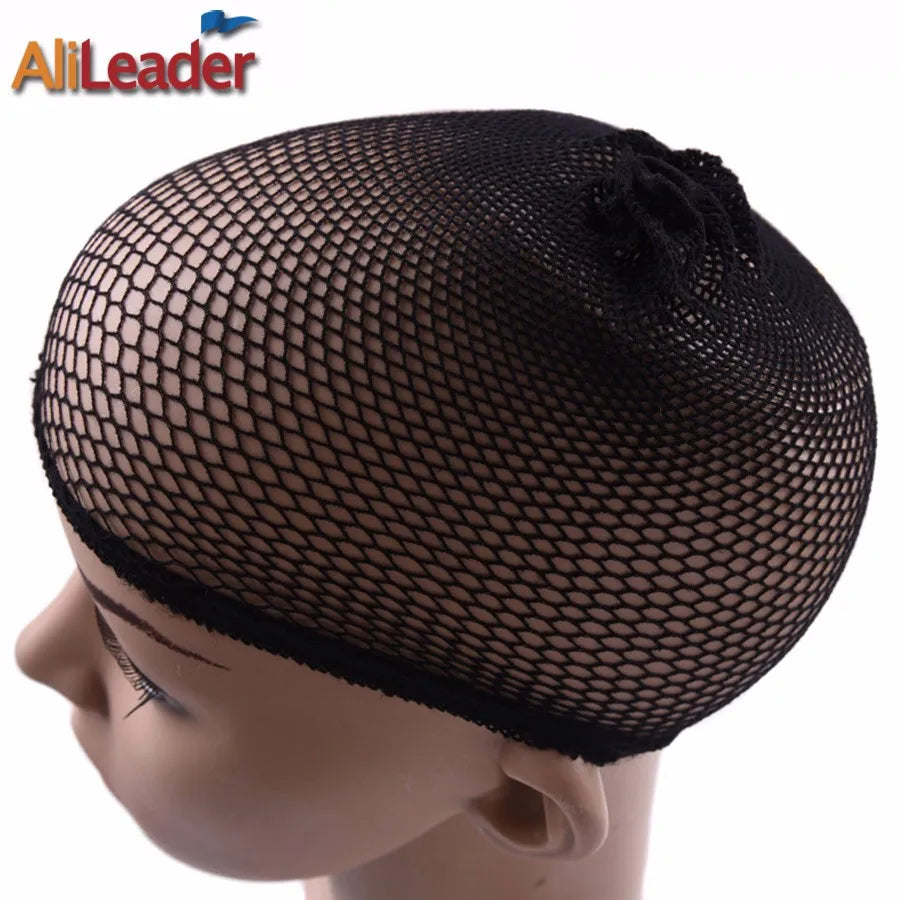 1/2/5Pcs Nylon Hair Net Good Quality Wig Hair Nets With Elastic New Fashion Hairnet Mesh Wig Caps For Women Open Ended Wig Cap