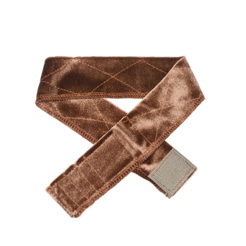 Flexible Velvet Wig Grip Scarf Comfort Head Band Adjustable Fastern Wig Beige , Dark Brown ,Brown, Black