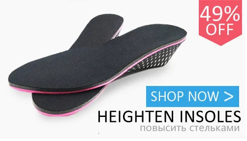KOTLIKOFF Height Increase Insoles For Growth 1.5/2.5/3.5cm Invisible Height Lift Insole Inner Shoes Sole Heel Heightening Insert