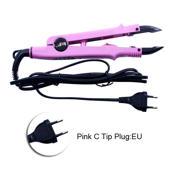 1pc JR-611 A/B/C tip Constant Heat Iron Hair Connectors Hair Extensions Tools  Fusion Iron Wand Iron Melting Tool+EU outlet