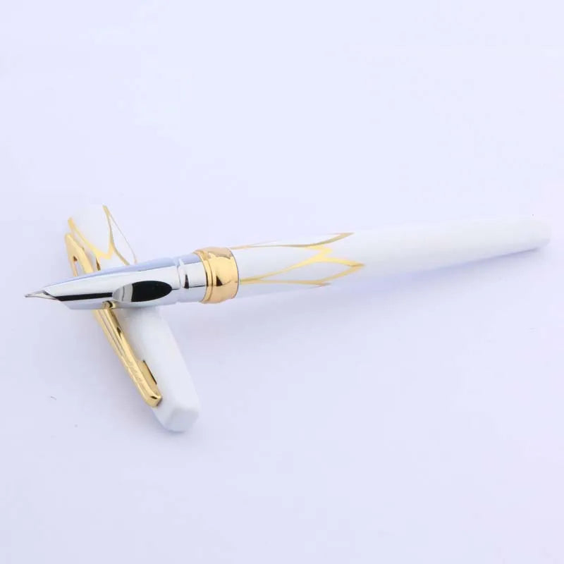 HERO Classic GOLDEN and black red Trim F Nib Fountain Pen School Student Office Gifts Stationery