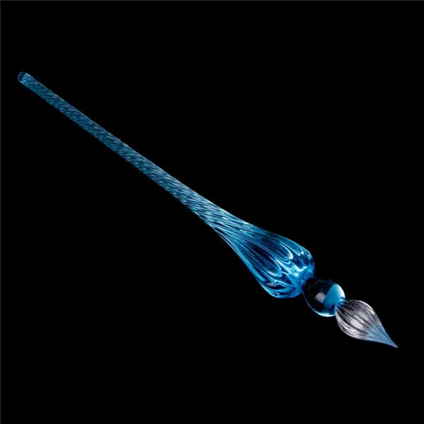 1 Pc Glass Drip Fountain Pen Vintage Glass Dip Dipping Pen Signature Filling Ink Fountain Pens With Gift Box New