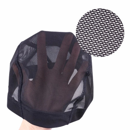 5 Pcs/lots Dome Caps Mesh Caps Wig Caps for Making Wigs Weaving Caps Hair Nets Elastic Nylon Breathable Mesh Hairnets