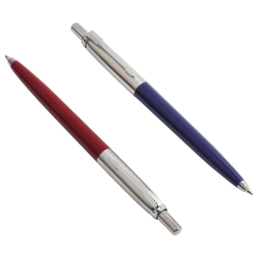 2/6/10/PCS GENKKY Ballpoint Pen Metal Materiall Press Style Ball Pens For School Office Writing Point 0.7mm Ink Color Black Blue