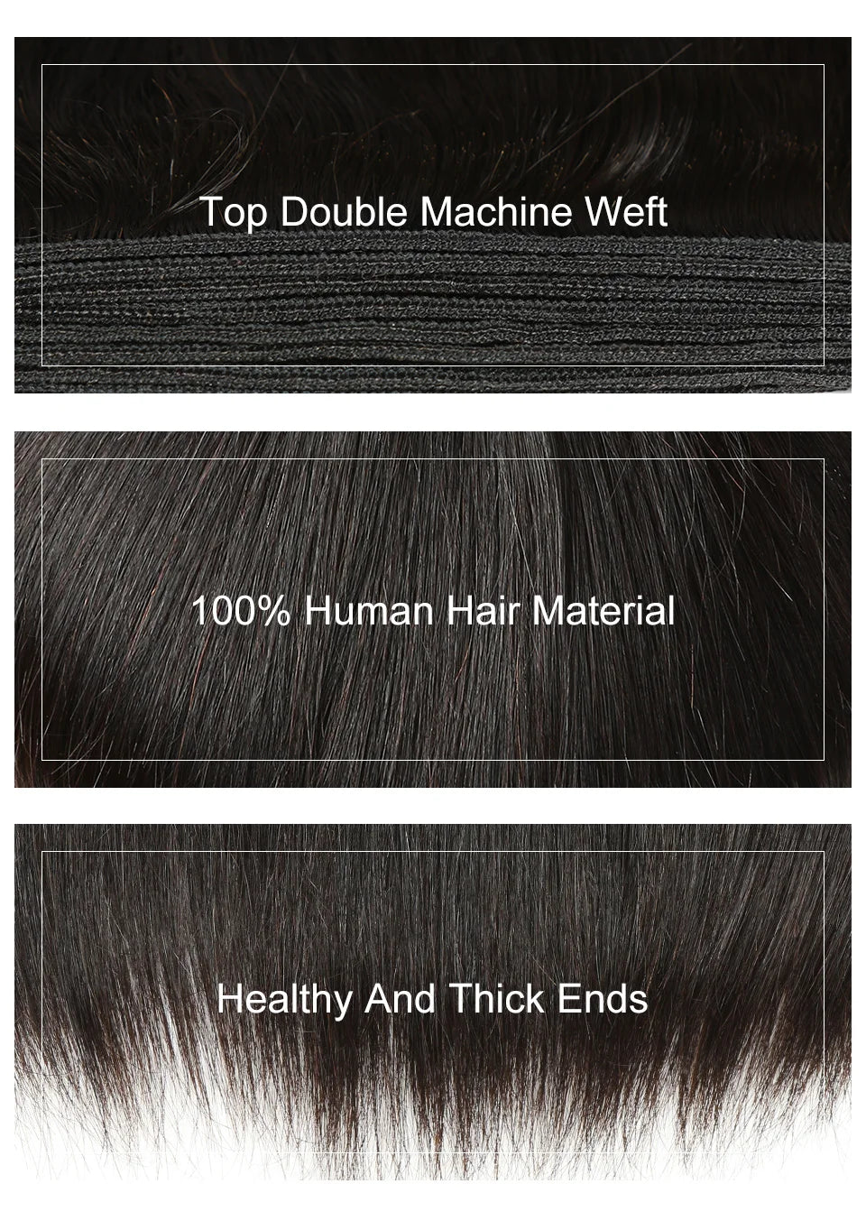 Sleek Brazilian Straight Human Hair Bundles 1/3/4 Pcs Hair Weaving Remy Bundles Human Hair Bone Straight Human Hair Extension