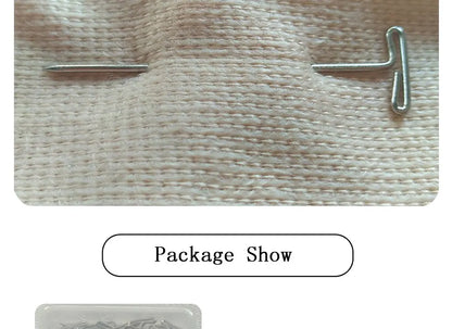 50 Pieces Wig T Pins for Holding Wigs Silver 32mm Long T-pins Styling Tools For Wig Display OLD STREET