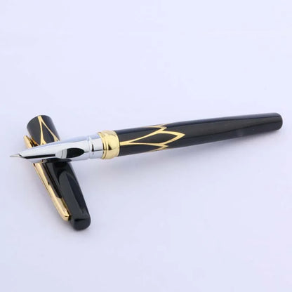HERO Classic GOLDEN and black red Trim F Nib Fountain Pen School Student Office Gifts Stationery