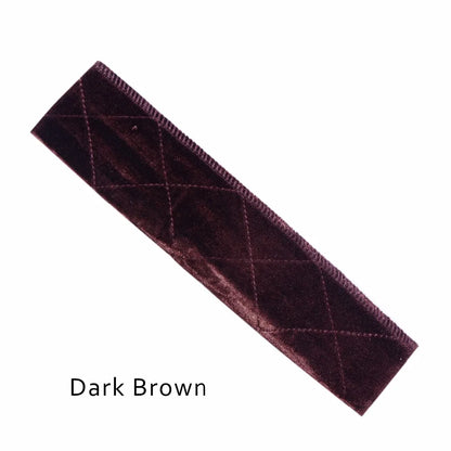 Flexible Velvet Wig Grip Scarf Comfort Head Band Adjustable Fastern Wig Beige , Dark Brown ,Brown, Black