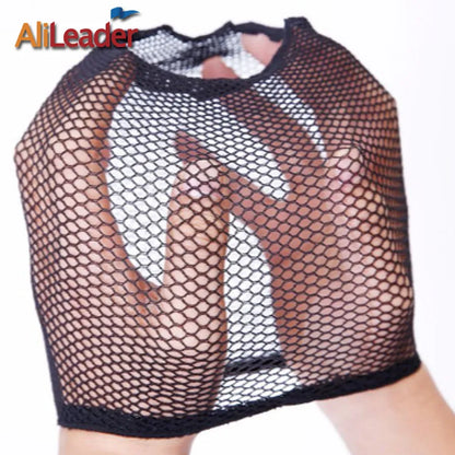 1/2/5Pcs Nylon Hair Net Good Quality Wig Hair Nets With Elastic New Fashion Hairnet Mesh Wig Caps For Women Open Ended Wig Cap