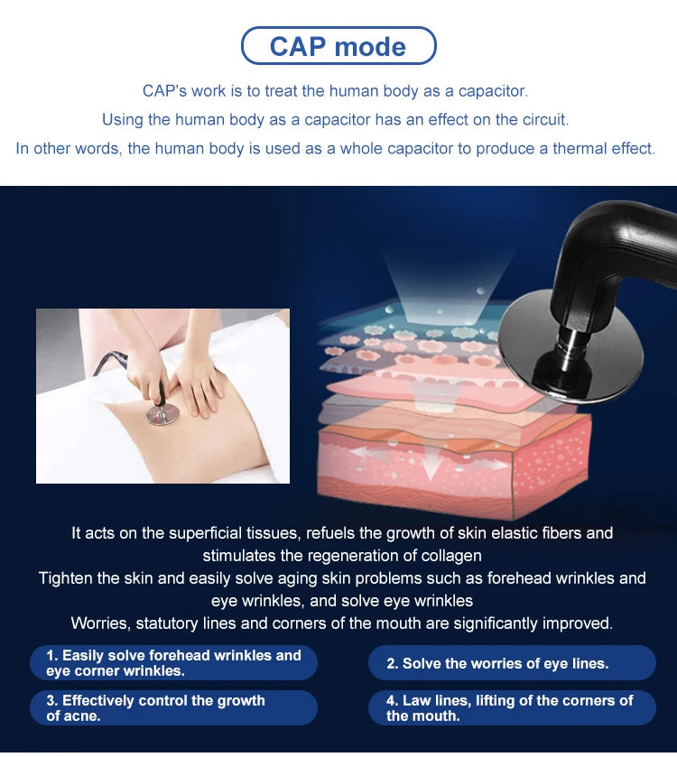 2025 448 kHz Weight Loss RET CET Thermal Energy Master Liposuction Fat Dissolution Lymphatic Thermal Therapy Body Contouring Ant