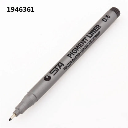Waterproof STA Art Markers brush pen office  student School Painting Line Drawing Black fine sketch Pens art supplies