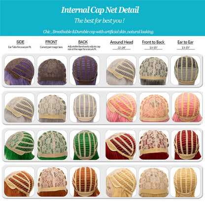 MSIWIGS 70CM Long Pink Wavy Wigs Cosplay Lolita Synthetic Women' s Blonde Wig 29 Colors Heat Resistant Hair