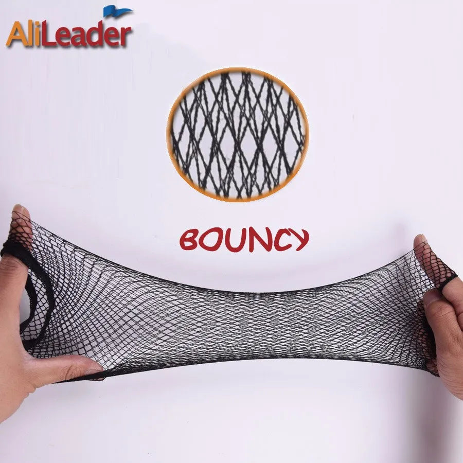 1/2/5Pcs Nylon Hair Net Good Quality Wig Hair Nets With Elastic New Fashion Hairnet Mesh Wig Caps For Women Open Ended Wig Cap