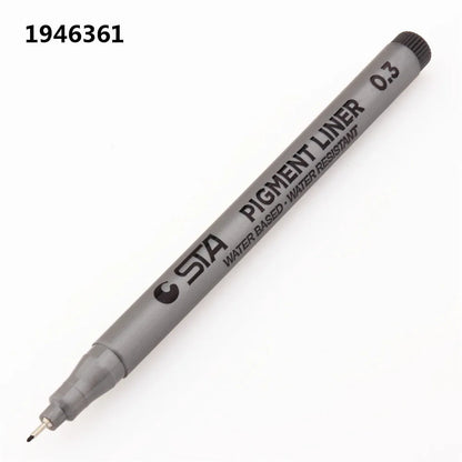 Waterproof STA Art Markers brush pen office  student School Painting Line Drawing Black fine sketch Pens art supplies