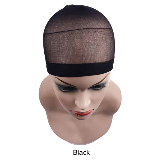 2 pcs/ Pack Wig Caps Hair NetS Weave  Hairnets Wig Nets Stretch Mesh Caps Stocking Caps  for Making Wigs Free Size