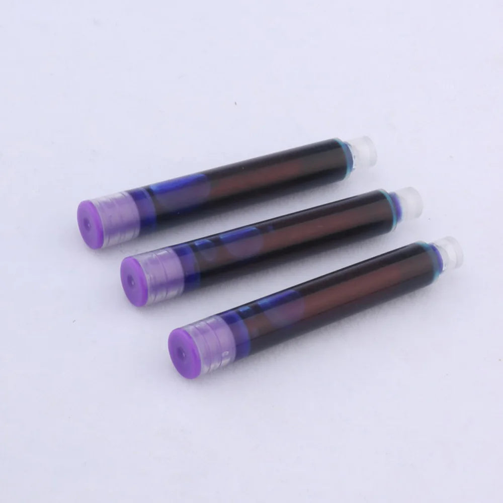 10pc 3.4mm Fountain Pen Ink refill Converter Pump Cartridges Pen ink BLUE color School Office Writing Supplies