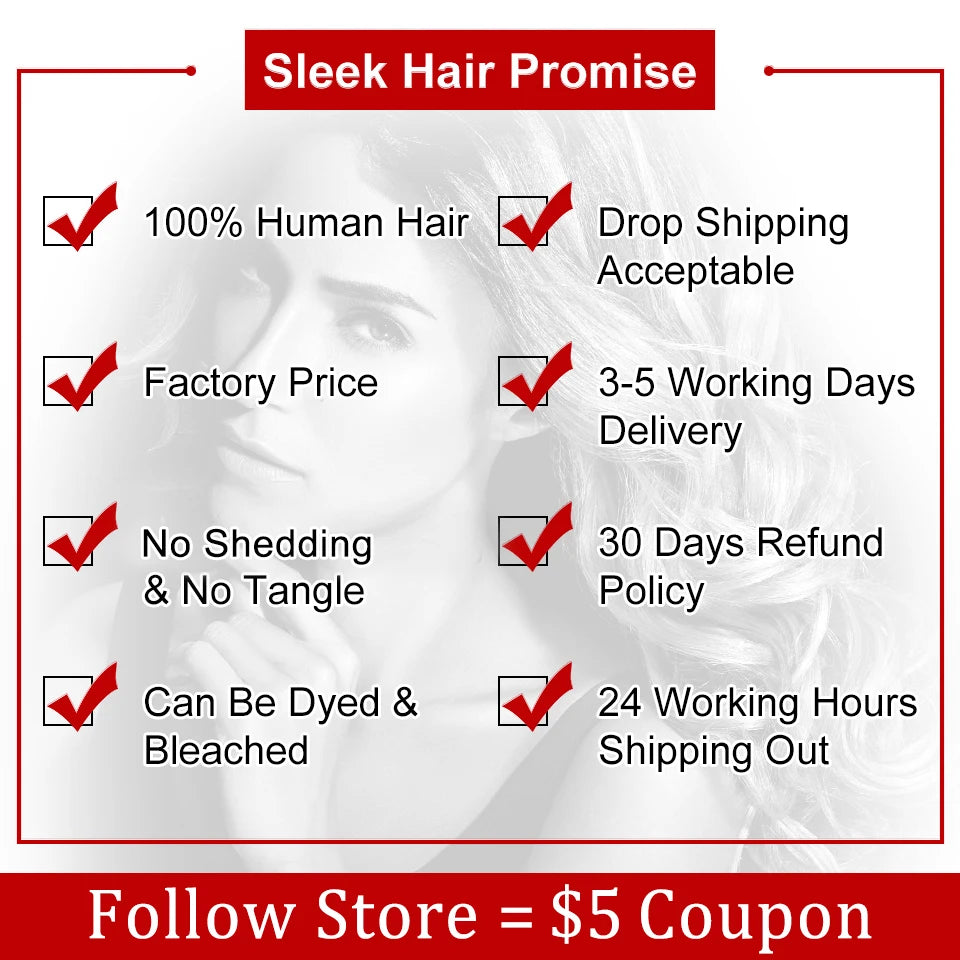 Sleek Brazilian Straight Human Hair Bundles 1/3/4 Pcs Hair Weaving Remy Bundles Human Hair Bone Straight Human Hair Extension
