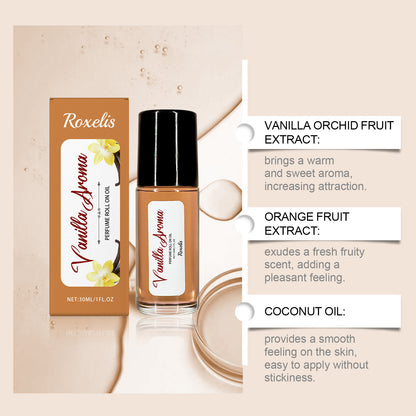 Women Pheromone Perfume Floral Scent All Day Fresh Long Lasting Fragrance Daily Dating Flirting Encourage Vanilla Roller Perfums