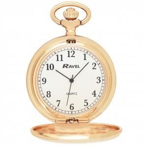 Ravel Plain Rose Gold Pocket Watch R1001.44