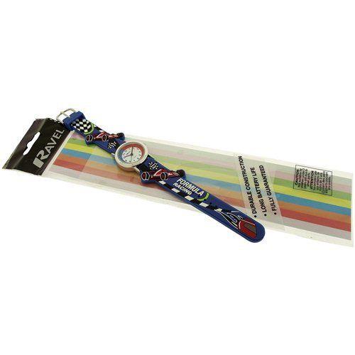 Ravel Children Boys 3D Cartoon Time Teacher Watch Racing Car R1513.31B