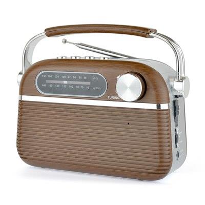 Lloytron Bluetooth Rechargeable Radio Vintage- N6403WD