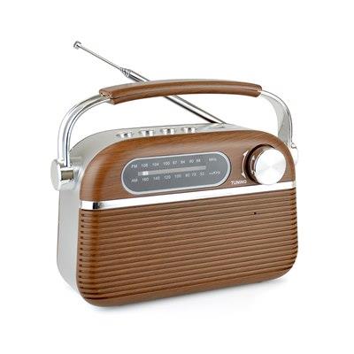 Lloytron Bluetooth Rechargeable Radio Vintage- N6403WD