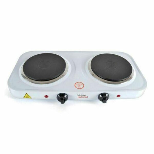 Kitchen Perfected Double Hot Plate E4202WH- White