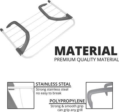 Radiator Airer With 5 Adjustable Arms For Drying Clothes Max Temp 70c