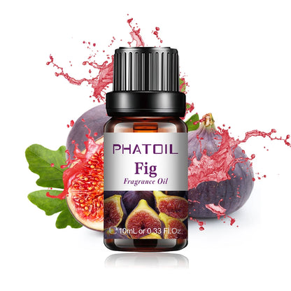 PHATOIL 10ml Strawberry Fragrance Oil Fruit Perfume Making Coconut Tangerine Mango Passion Fruit Watermelon Lemon Fig Aroma Oil
