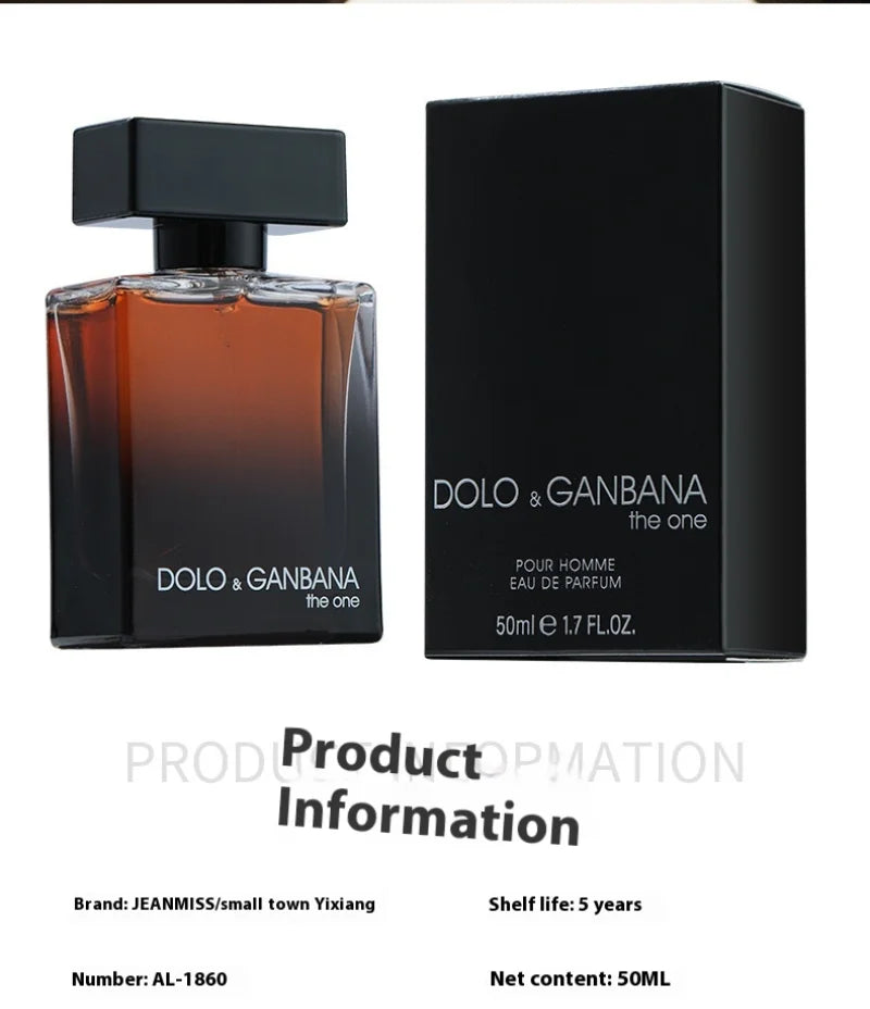 High Quality Eau De Toilette for Men - Fresh Romantic Fougere Scent Woody Notes 50ml Cologne Perfume