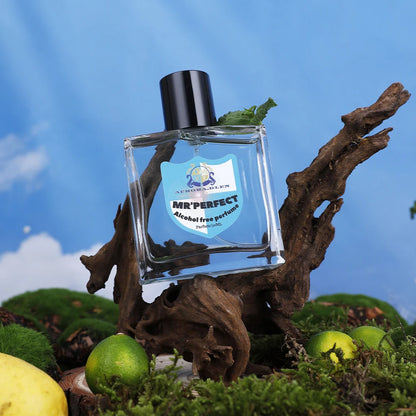 Alcohol-Free Fragrance Essential Oil Perfume for Men MR‘PERFECT Perfume, Modern Woody Oriental Scent for Women Men Long-Lasting