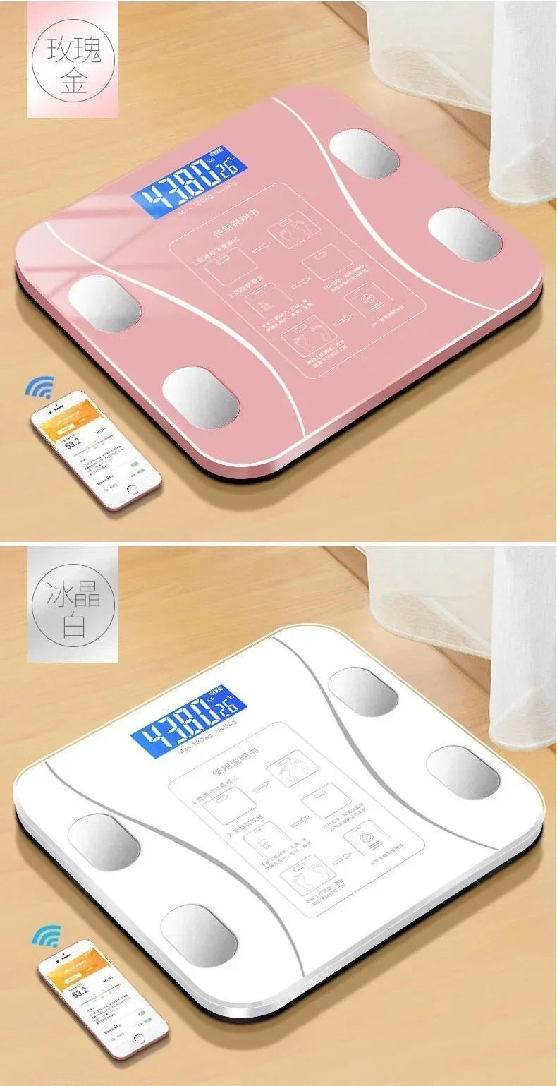 Weight scale electronic weighing smart body fat scale household precision charging small durable weight loss weighing scale