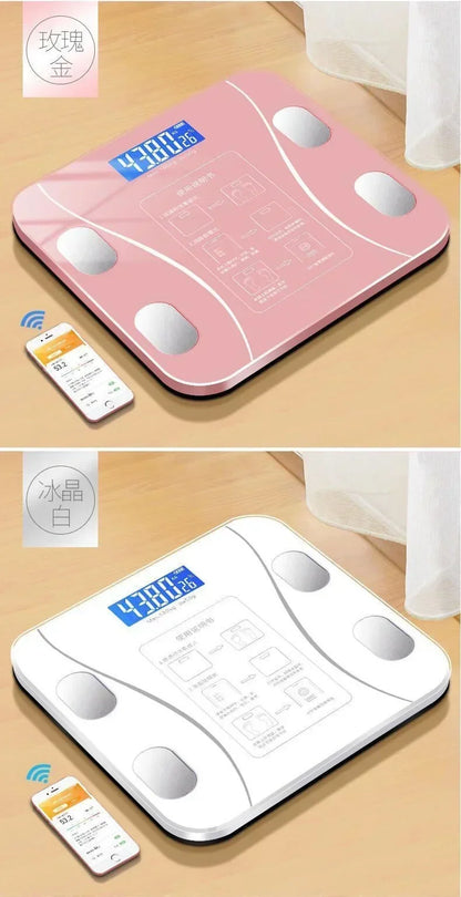 Weight scale electronic weighing smart body fat scale household precision charging small durable weight loss weighing scale