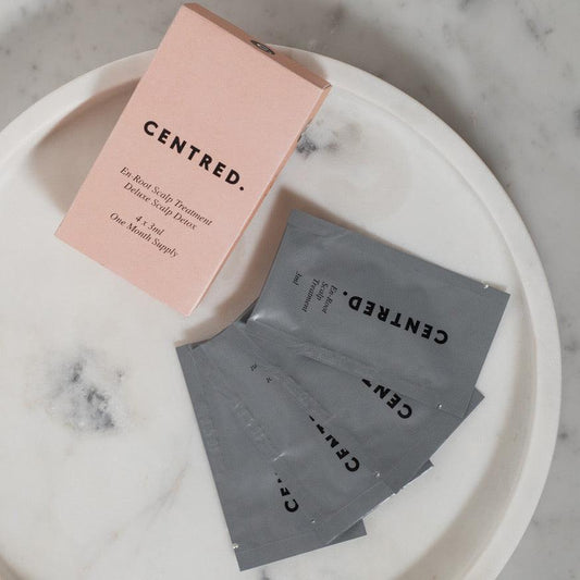 Centred En-Root Scalp Treatment Deluxe Detox One Month Supply, 4x3ml