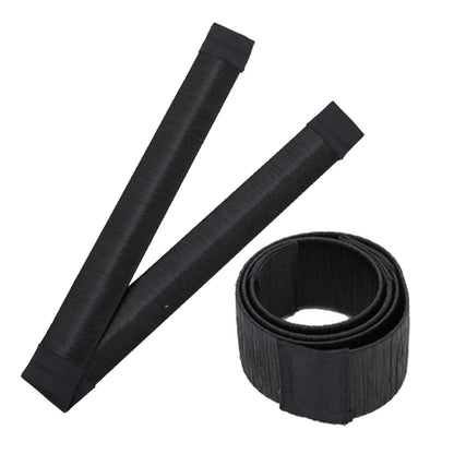 Aquarius Woman Hair Bun Maker Donut Lightweight and Portable, Black