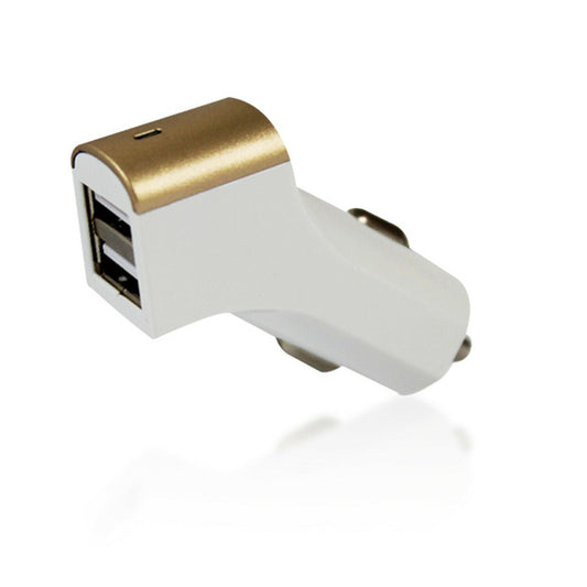 FX Factory Powabud Twin Socket USB 2.1A Car Charger [Gold]