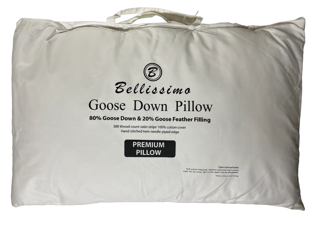 Hungarian White Goose Down Pillow