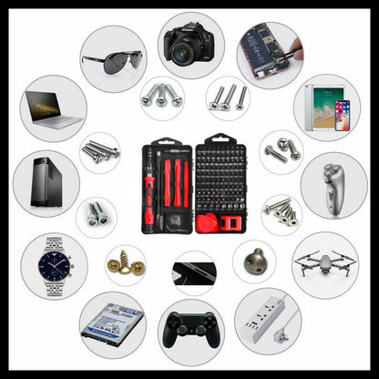 122 in 1 Magnetic Precision Screwdriver Set PC Phone Electronics Repair Tool Kit
