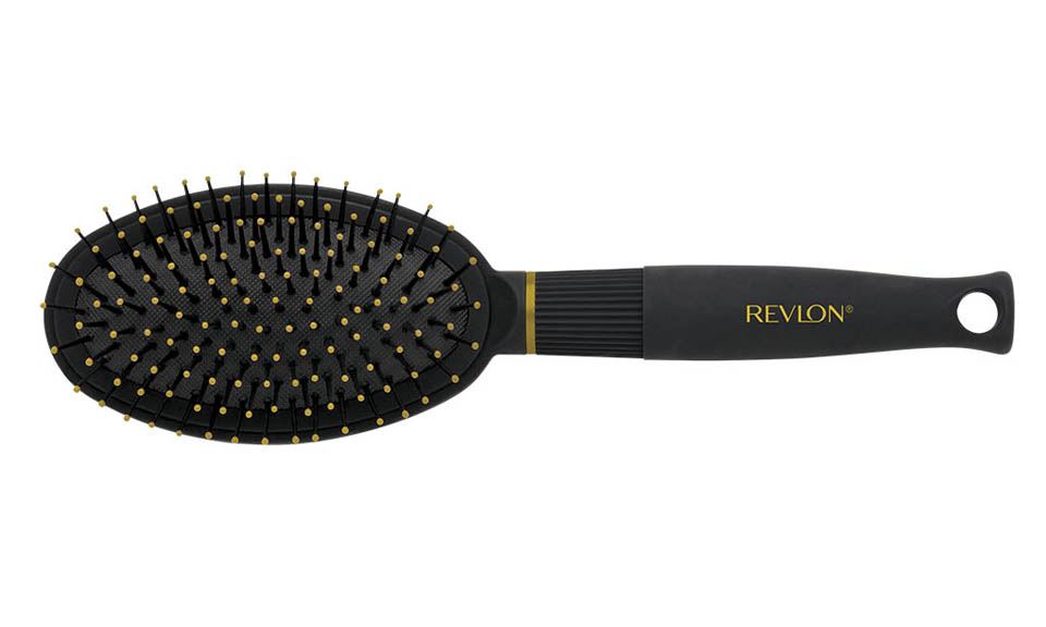 Revlon Ionic Ceramic Make It Straight Cushion Hair Brush Nano Anti Bacterial Technology