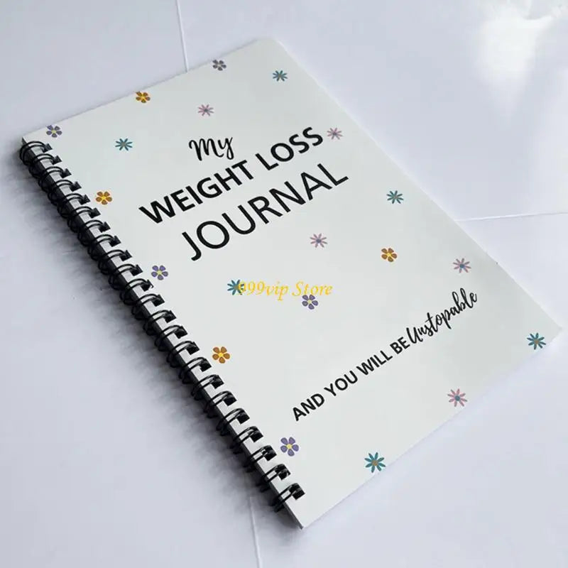 C90C Weight Loss Journal Pounds Lost & Body Measurement Notebook Workout Scheduler Notebook for Workout Mood Sleep Tracking