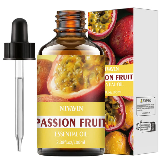 30ml/60ml/100ml passion fruit essential oil is suitable for facial hydration, moisturizing, hair care, skin care, perfume making