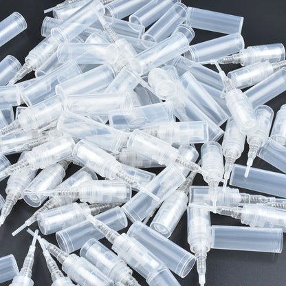 50pcs/lot 2ml 3ml 5ml Mini Plastic Spray Perfume Bottle Refillable Oil Bottles Atomizer Mini Protable Cosmetics Container